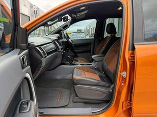 2017 Ford Ranger PX MkII 2018.00MY Wildtrak Double Cab Orange 6 Speed Sports Automatic Double Cab