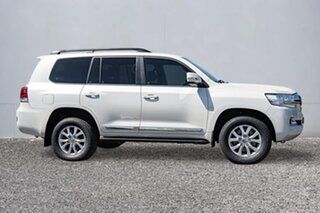 2018 Toyota Landcruiser VDJ200R Sahara White 6 Speed Sports Automatic Wagon
