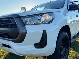 2021 Toyota Hilux GUN136R SR Double Cab 4x2 Hi-Rider White 6 Speed Sports Automatic Utility