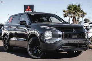2026 Mitsubishi Outlander ZM MY26 Black Edition 2WD Graphite Grey 8 Speed Constant Variable Wagon.