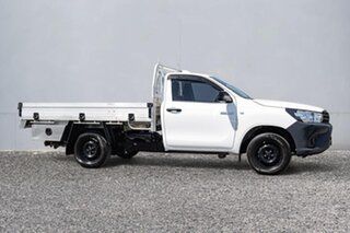 2022 Toyota Hilux TGN121R Workmate 4x2 White 6 Speed Sports Automatic Cab Chassis.