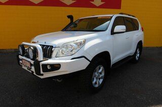 2012 Toyota Landcruiser Prado KDJ150R GXL White 5 Speed Sports Automatic Wagon.