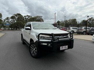 2017 Toyota Hilux GUN126R SR5 Double Cab White 6 Speed Sports Automatic Utility.