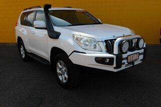 2012 Toyota Landcruiser Prado KDJ150R GXL White 5 Speed Sports Automatic Wagon.