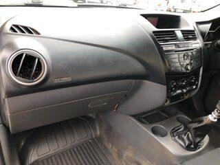 2017 Mazda BT-50 UR0YG1 XT 4x2 Hi-Rider White 6 Speed Manual Cab Chassis