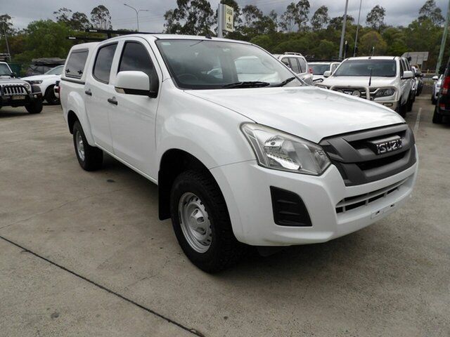 Used Isuzu D-MAX MY18 SX Crew Cab 4x2 High Ride Carrara, 2018 Isuzu D-MAX MY18 SX Crew Cab 4x2 High Ride White 6 Speed Sports Automatic Utility