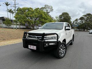 2017 Toyota Hilux GUN126R SR5 Double Cab White 6 Speed Sports Automatic Utility.
