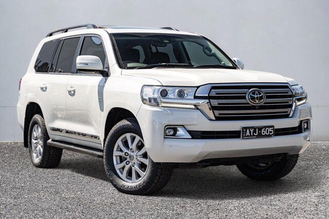 Used Toyota Landcruiser VDJ200R Sahara Keysborough, 2018 Toyota Landcruiser VDJ200R Sahara White 6 Speed Sports Automatic Wagon