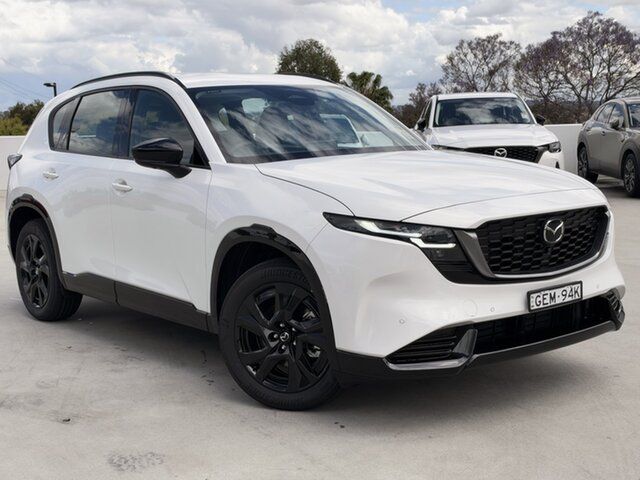 Demo Mazda CX-5 KM0HA0 G25 SKYACTIV-Drive i-ACTIV AWD Akera Liverpool, 2026 Mazda CX-5 KM0HA0 G25 SKYACTIV-Drive i-ACTIV AWD Akera Rhodium White 6 Speed Sports Automatic