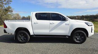 2024 Toyota Hilux GUN126R SR Double Cab White 6 Speed Sports Automatic Utility