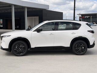 2026 Mazda CX-5 KM0HA0 G25 SKYACTIV-Drive i-ACTIV AWD Akera Rhodium White 6 Speed Sports Automatic