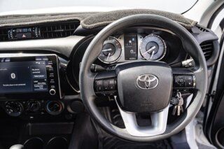 2022 Toyota Hilux TGN121R Workmate 4x2 White 6 Speed Sports Automatic Cab Chassis