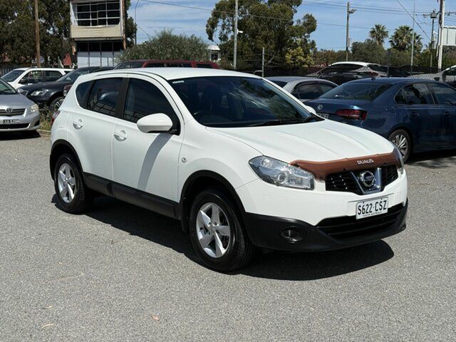 Used Nissan Dualis J10 Series II MY2010 ST Hatch X-tronic 2WD Gepps Cross, 2012 Nissan Dualis J10 Series II MY2010 ST Hatch X-tronic 2WD White 6 Speed Constant Variable