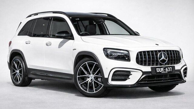 Demo Mercedes-Benz GLB-Class X247 805+055MY GLB35 AMG SPEEDSHIFT DCT 4MATIC Wishart, 2025 Mercedes-Benz GLB-Class X247 805+055MY GLB35 AMG SPEEDSHIFT DCT 4MATIC White 8 Speed