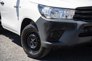 2022 Toyota Hilux TGN121R Workmate 4x2 White 6 Speed Sports Automatic Cab Chassis.