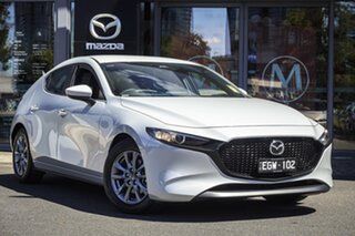 2026 Mazda 3 BP2H7A G20 SKYACTIV-Drive Pure Ceramic 6 Speed Sports Automatic Hatchback.