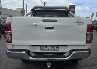 2015 Toyota Hilux KUN26R MY14 SR5 Double Cab White 5 Speed Automatic Utility