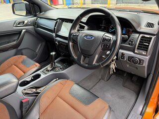 2017 Ford Ranger PX MkII 2018.00MY Wildtrak Double Cab Orange 6 Speed Sports Automatic Double Cab