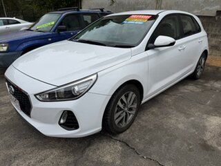 2018 Hyundai i30 PD MY18 Active White 6 Speed Manual Hatchback.