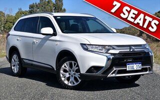 2019 Mitsubishi Outlander ZL MY20 ES 2WD White 6 Speed Constant Variable Wagon.