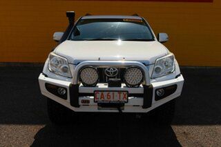 2012 Toyota Landcruiser Prado KDJ150R GXL White 5 Speed Sports Automatic Wagon.