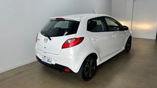 2009 Mazda 2 White Hatchback.