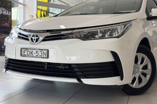 2019 Toyota Corolla ZRE172R MY17 Ascent White 7 Speed CVT Auto Sequential Sedan.