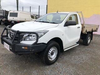 2017 Mazda BT-50 UR0YG1 XT 4x2 Hi-Rider White 6 Speed Manual Cab Chassis
