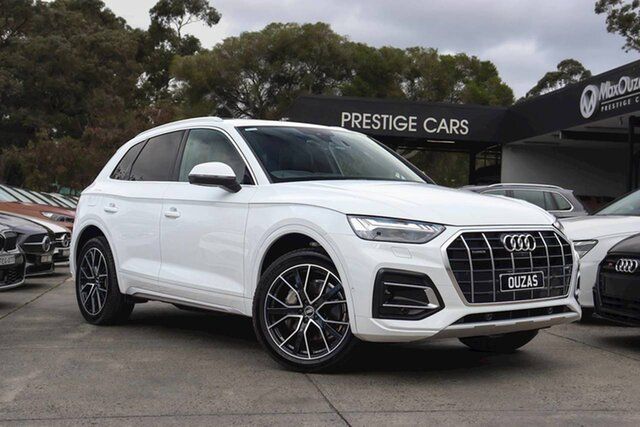 Used Audi Q5 FY MY21 45 TFSI S Tronic Quattro Ultra Sport Balwyn, 2021 Audi Q5 FY MY21 45 TFSI S Tronic Quattro Ultra Sport White 7 Speed Sports Automatic Dual Clutch