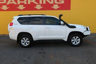 2012 Toyota Landcruiser Prado KDJ150R GXL White 5 Speed Sports Automatic Wagon
