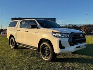 2021 Toyota Hilux GUN136R SR Double Cab 4x2 Hi-Rider White 6 Speed Sports Automatic Utility.