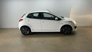 2009 Mazda 2 White Hatchback.