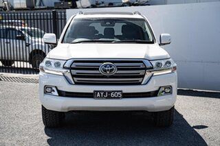2018 Toyota Landcruiser VDJ200R Sahara White 6 Speed Sports Automatic Wagon.