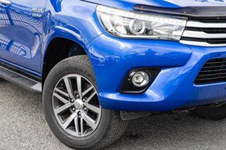 2018 Toyota Hilux GUN126R SR5 Double Cab Blue 6 Speed Sports Automatic Utility.