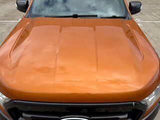2017 Ford Ranger PX MkII 2018.00MY Wildtrak Double Cab Orange 6 Speed Sports Automatic Double Cab