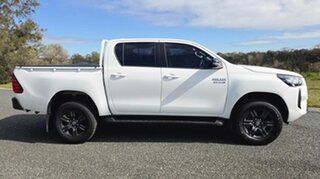 2024 Toyota Hilux GUN126R SR Double Cab White 6 Speed Sports Automatic Utility