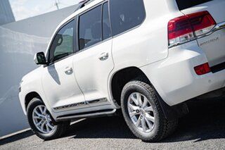 2018 Toyota Landcruiser VDJ200R Sahara White 6 Speed Sports Automatic Wagon