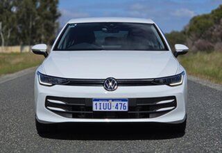 2025 Volkswagen Golf 8.5 MY26 110TSI Life White 8 Speed Sports Automatic Hatchback.