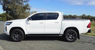 2024 Toyota Hilux GUN126R SR Double Cab White 6 Speed Sports Automatic Utility