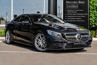 2018 Mercedes-Benz S-Class C217 809MY S560 9G-Tronic Black 9 Speed Sports Automatic Coupe.