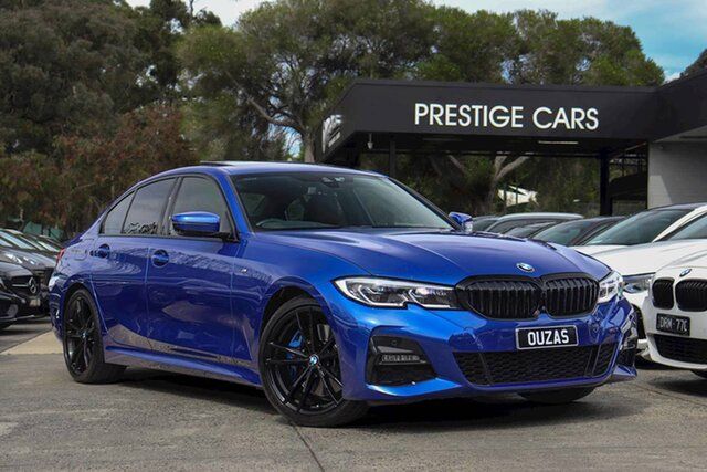 Used BMW 3 Series G20 330i Steptronic M Sport Balwyn, 2021 BMW 3 Series G20 330i Steptronic M Sport Blue 8 Speed Sports Automatic Sedan