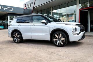 2026 Mitsubishi Outlander ZM MY26 Exceed Tourer AWD White Diamond 8 Speed Constant Variable Wagon.