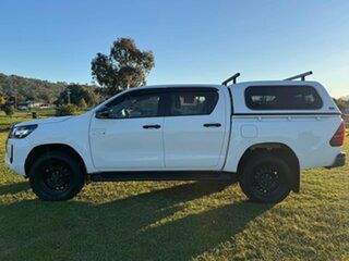 2021 Toyota Hilux GUN136R SR Double Cab 4x2 Hi-Rider White 6 Speed Sports Automatic Utility.