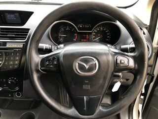 2017 Mazda BT-50 UR0YG1 XT 4x2 Hi-Rider White 6 Speed Manual Cab Chassis