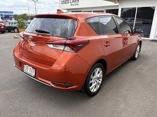 2016 Toyota Corolla ZRE182R Ascent Sport S-CVT Orange 7 Speed Constant Variable Hatchback