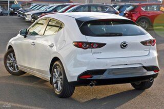 2026 Mazda 3 BP2H7A G20 SKYACTIV-Drive Pure White 6 Speed Sports Automatic Hatchback.