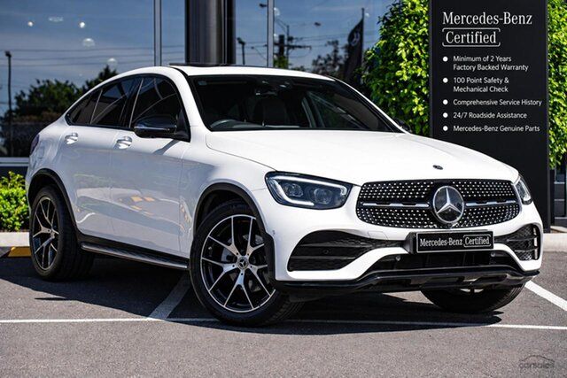 Used Mercedes-Benz GLC-Class C253 801MY GLC300 Coupe 9G-Tronic 4MATIC Wishart, 2021 Mercedes-Benz GLC-Class C253 801MY GLC300 Coupe 9G-Tronic 4MATIC White 9 Speed Sports Automatic