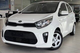2019 Kia Picanto JA MY20 S White 4 Speed Automatic Hatchback.
