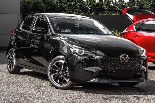 New Mazda 2 DJ2HAA G15 SKYACTIV-Drive GT Waitara, 2026 Mazda 2 DJ2HAA G15 SKYACTIV-Drive GT Black 6 Speed Sports Automatic Hatchback