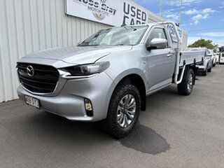 2022 Mazda BT-50 TFR87J XS 4x2 Silver 6 Speed Sports Automatic Cab Chassis.